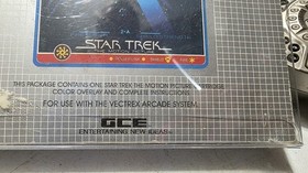 Vectrex Arcade System STAR TREK THE MOTION PICTURE Instruction Blue Sheet Sleeve