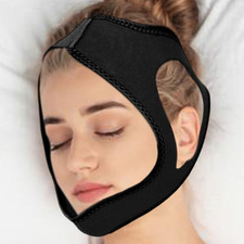 Jaw Solution Anti Snoring Chin Strap Sleep Apnea Snore Stop Belt Snoreless Sleep