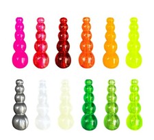 KTGCOZS Pack of 200 Fishing Stacked Beads Walleye Rig Spinner Making Tackle T...