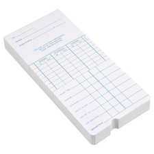 200x Weekly Time Clock Cards Timecard for Employee Attendance Payroll Recorder