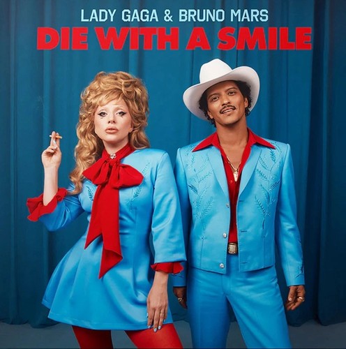 Lady Gaga & Bruno Mars VINILE 7” Die With A Smile 45 Nuovo Sigillato USA prezzo ebay