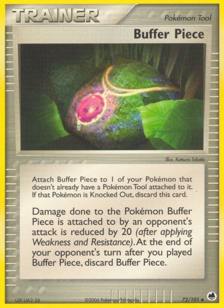 2006 Pokemon Dragon Frontiers - Buffer Piece (#72/101, Uncommon, Heavily Played)