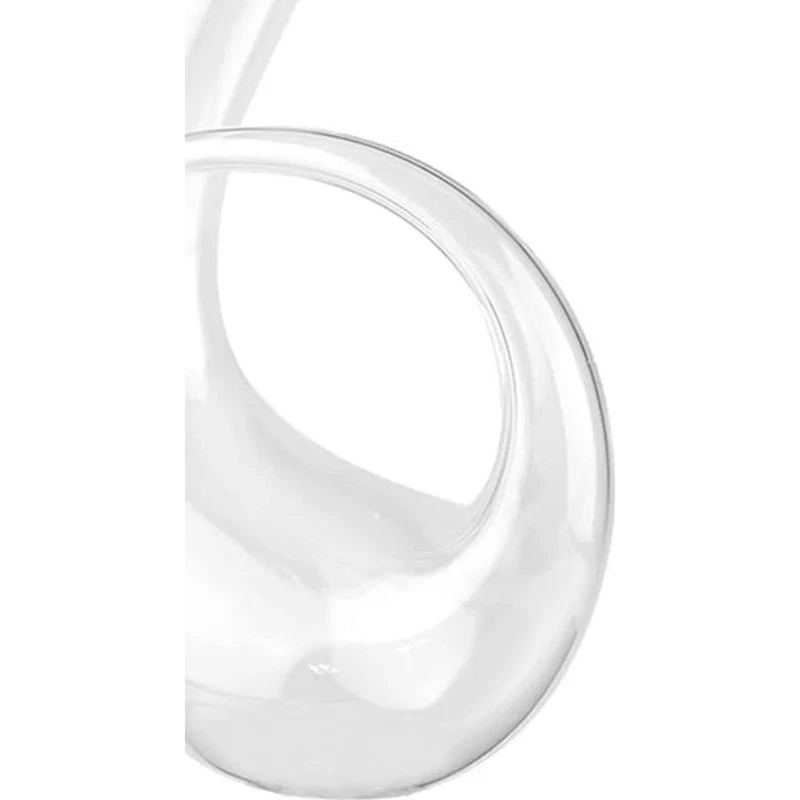 Decanter Vino Cigno in Vetro 1,33 Litri BRANDANI Design Elegante Caraffa Tavola, fotografia 5 di 9
