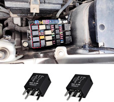 Auto Fuel Pump Relay 5-pin SPDT Multi-Purpose 12v 30A Starter Relay for 2PCS
