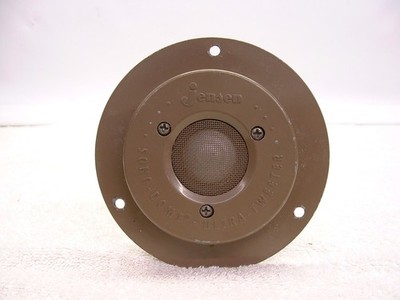 Jensen E-10 Brown Sono-Dome Ultra Tweeter  8 ohm  Tested & sounds great!