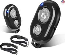 2 Pack Wireless Camera Remote Control - Wireless Remote for iPhone &