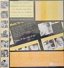 Creative Memories Perfect Fit Yellow, Scrapbook Kit 12x12 Sheets & Journal Cards
