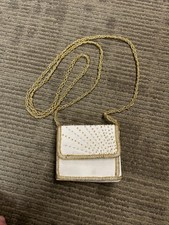 Small Girls Wallet Gold And White Sparklers