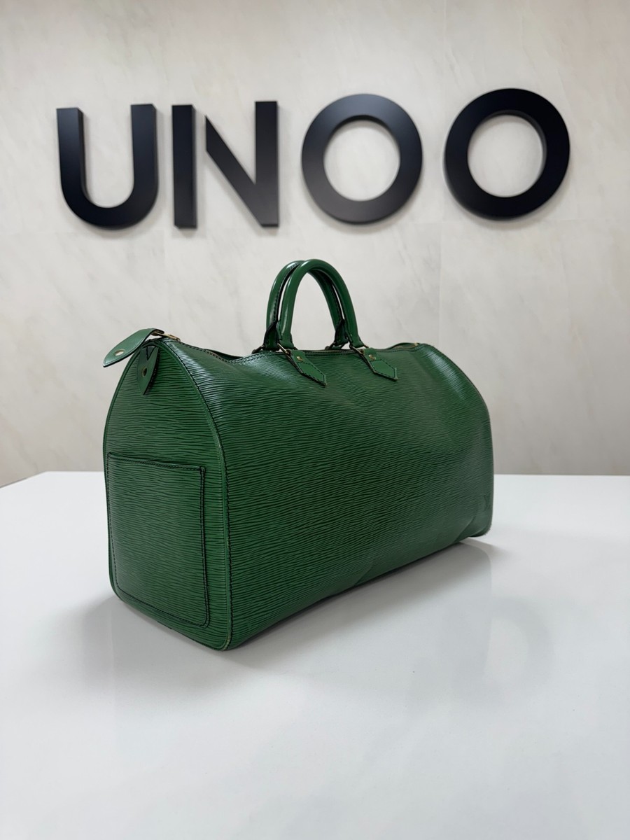 Louis Vuitton Speedy 40 Epi Leather Borneo Green Vintage Boston