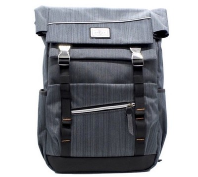 D. Kelly Japan Multi Function Computer Laptop Large Gray Backpack Bag Unisex New