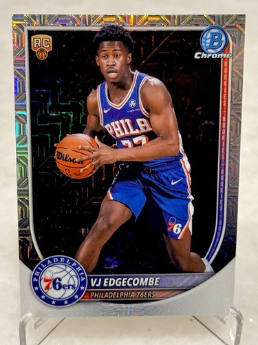 2025-26 Bowman Chrome VJ Edgecombe Mojo Refractor #BCV-3 (RC)