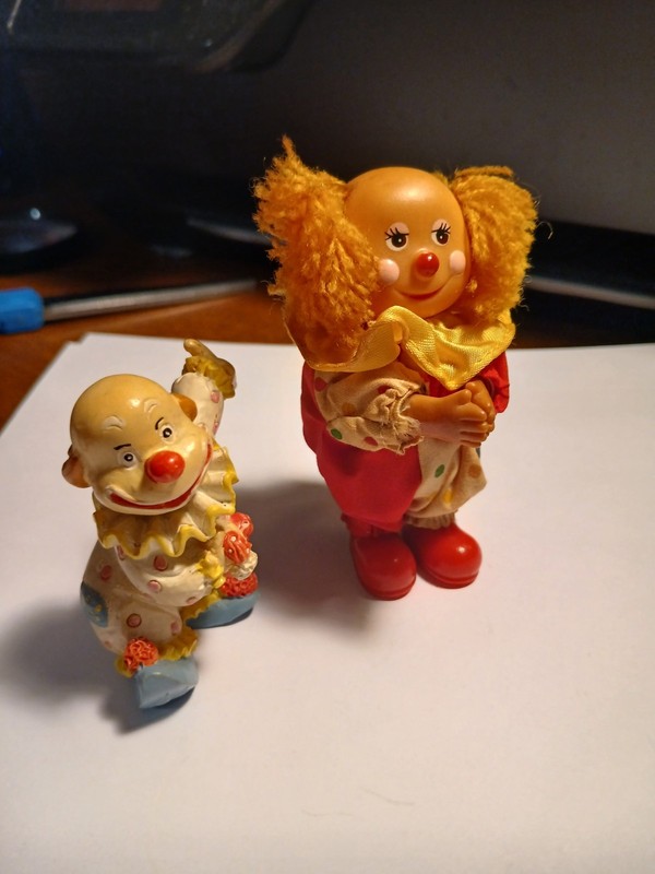 1970's Clowns. Russ Berries Happy Sad Clown. Other Unknown.