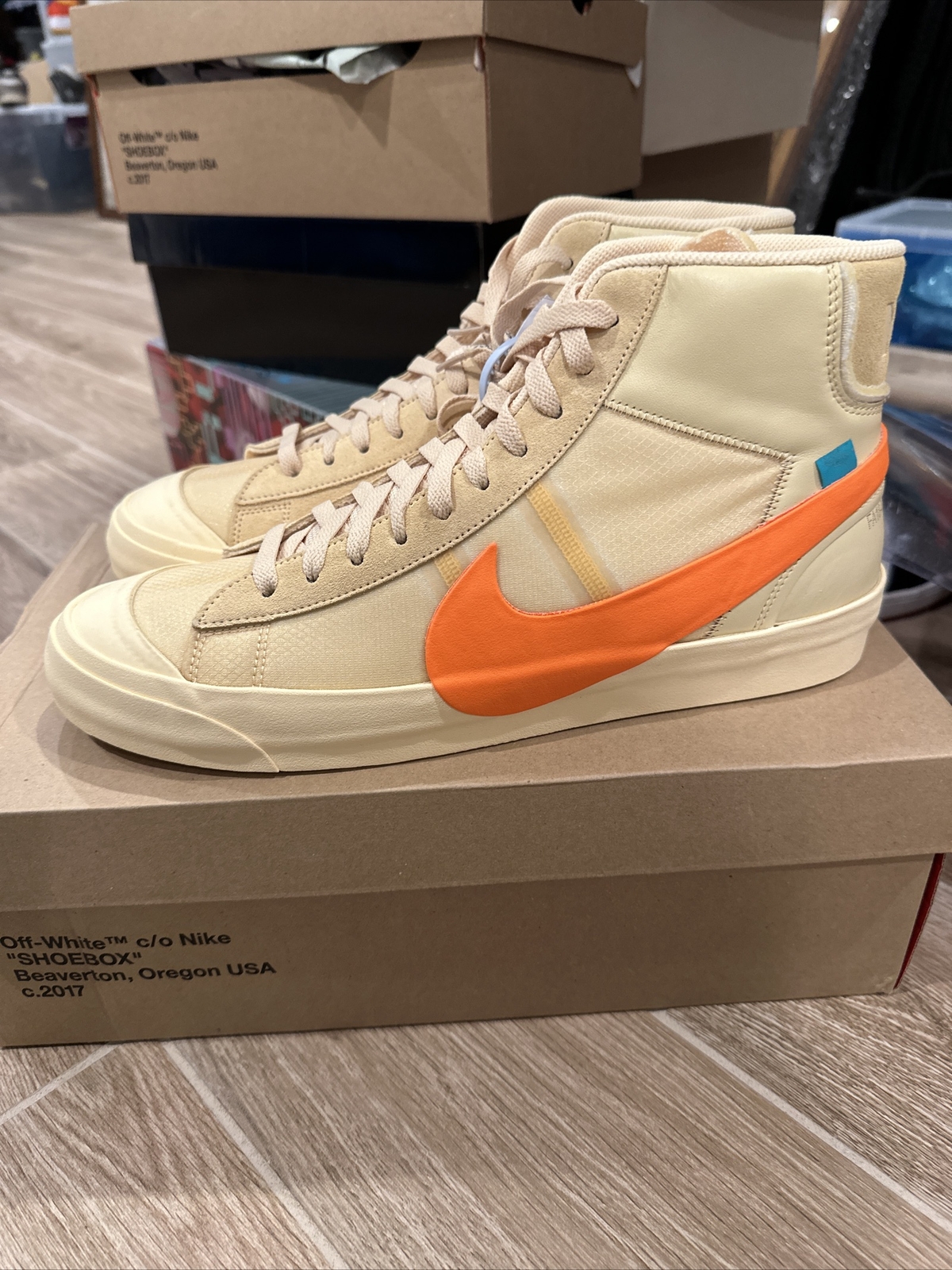 OFF WHITE X NIKE Taglia 13 Blazer Nike Mid x OFF WHITE All Hallows Eve 2018 nuovo DS