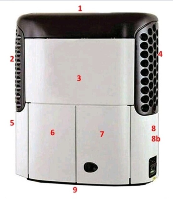 Thermo King Reefer Unit Grille Tb37987197 Black Road Side RS Sb210