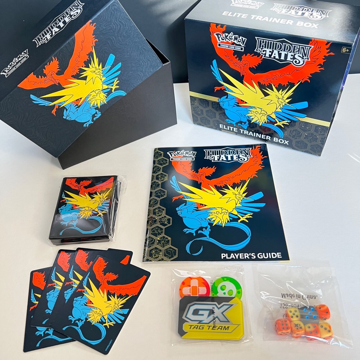 Pokemon TCG Elite Trainer Box ETB Opened w/ Accessories & Guide - No Packs  Empty