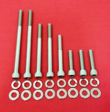 Sbf Ford Water Pump Stainless Allen Bolts Kit 260 289 302 351w Driver Side Inlet