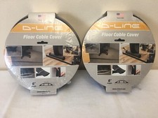 D-Line Floor Cable Cover 6  Length Made In U.S.A. Lot Of 2