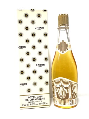 Royal Bain De Champagne by Caron 250ml / 8.45oz EDT Spl **Rare Vintage** (BU05