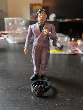 NJPW Charapro Hidekazu Tanaka Figure Wrestling Ring Announcer  90s Vintage Tokon