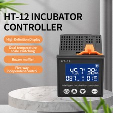 HT-12 Incubatrice Regolatore di Temperatura Digitale Termostato Temp Controllo Umidità