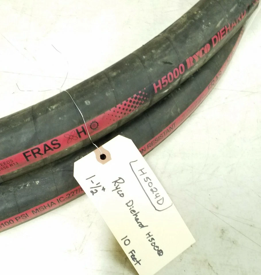H5034D Ryco 1-1/2" Fras & Abrasion Resistant Hydraulic Hose SAE 100R13 5100 PSI - Image 3 of 4