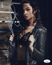 RUBY MODINE Signed Happy Death Day SEXY 8x10 Photo Autograph JSA COA Cert