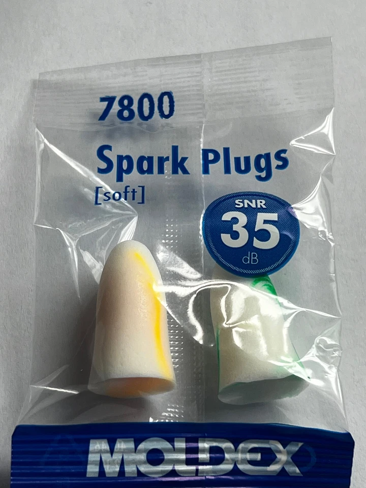 Moldex Spark Plugs 7800 Gehörschutz Profi Ohrstöpsel SNR 35dB angenehm softig - Bild 2 von 4