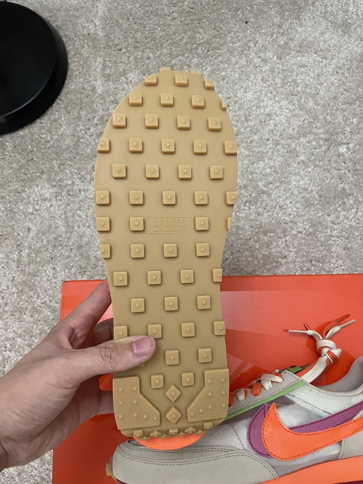 SACAI X NIKE Taglia 10 5 Nike sacai x Clot x LDWaffle Net Orange Blaze