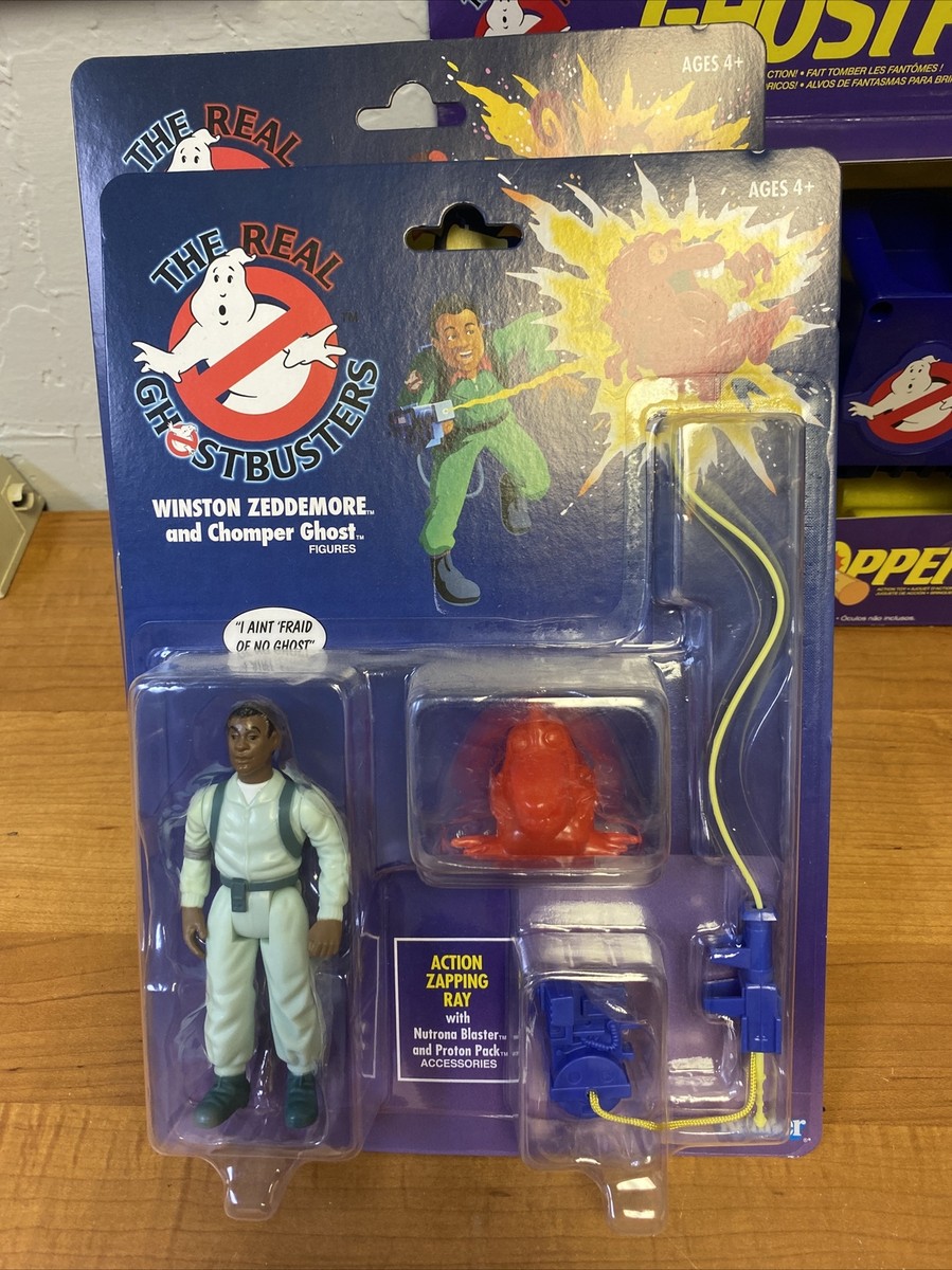 The Real Ghostbusters Winston Zeddemore and Chomper Ghost Reissue The Real Ghostbusters Winston Zeddemore and Chomper Ghost Reissue