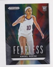 2024-25 Panini Prizm Draft FEARLESS #21 ANGEL REESE RC Rookie LSU Chicago Sky