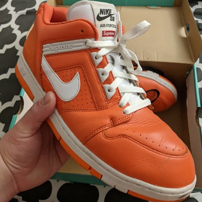 nike sb supreme orange