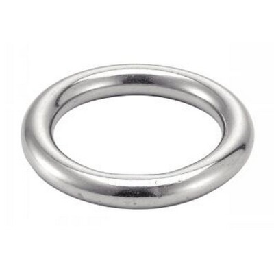Edelstahl Ring – Geschweißt & Poliert (AISI316/A4, Ø6 Mm, Höhe 30 Mm)