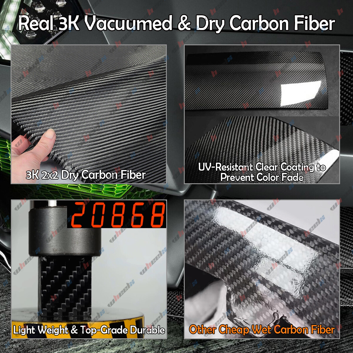 Real Carbon Fiber Spoiler For 06-11 BMW E90 Sedan / E90 M3 PSM-Style Trunk Wing