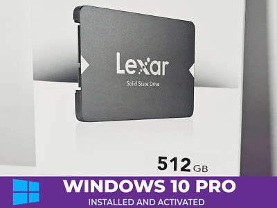 Solid State Drive SSD 512gb Lexar Sata III Windows 10/11 Professional Activated