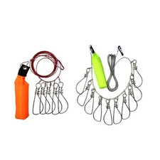 Fishing Stringer Clip Stainless Steel Metal Snap Portable Live Fish Lock