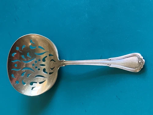 Sterling Silver Vintage 4” Gorham Norfolk Nut/Bon Bon Spoon No Mono 25.2 Grams