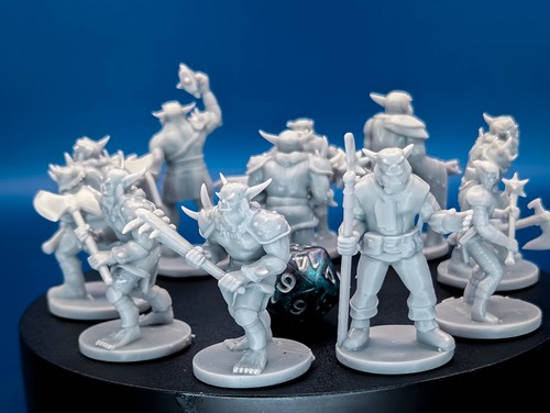 Bugbear Starter Set | 10 Miniatures Starter Set - 28mm Scale DnD D&D Tabletop - Picture 3 of 10