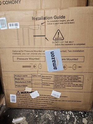 #ad Fairy Baby Walk Through Baby Gate Black Long Wide 51.57quot; 54.33quot; $98.22