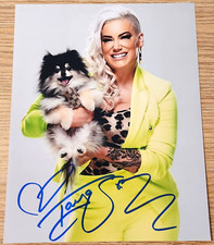 Taya Valkyrie Franky Monet SIGNED Photo Wrestling Autograph 8x10 - WWE AEW TNA