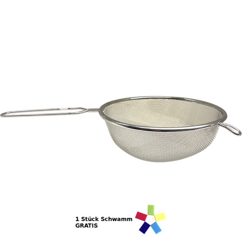 3er-Set Edelstahl-Siebe – Mikroperforiert, 1-3-4 Quart Größen, Perfekt Für Nudeln, Gemüse & Getreide