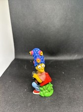 VTG 1990 The Simpsons Marge Simpson 3.5" Bird Watching Figure Burger King Toy