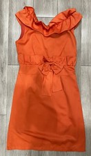 Marc Jacobs silk orange dress S