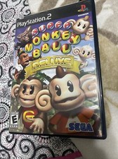 Super Monkey Ball Deluxe Sony Playstation 2 PS2 Complete Great Shape