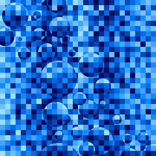 Mosaik/Geometrisch/Abstrakt 30x30" Pop Art Ltd. Ed. Kunstdruck signiert vom Künstler - Bild 1 von 4