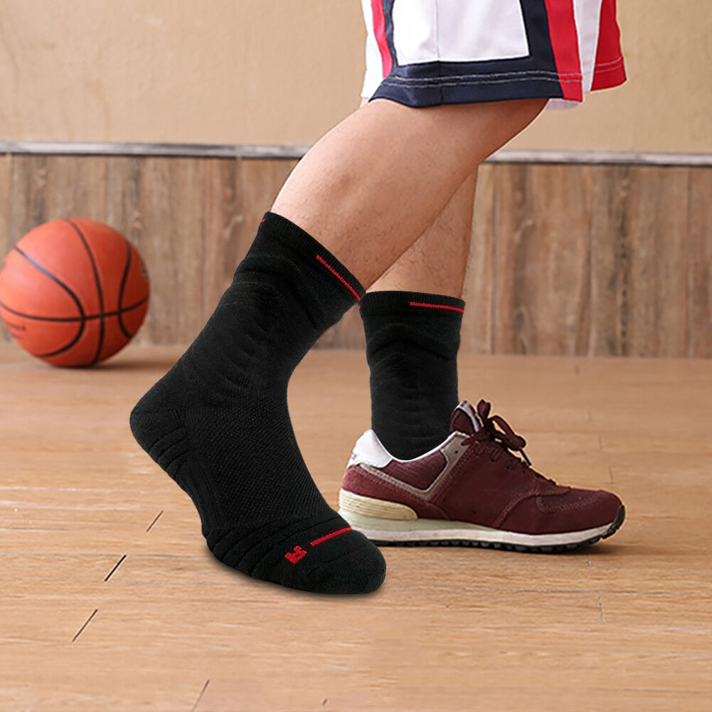 SAOLA Calze Sportive Uomo Calze Corsa Atletica Suola Terry Antiscivolo per Corsa Equitazione