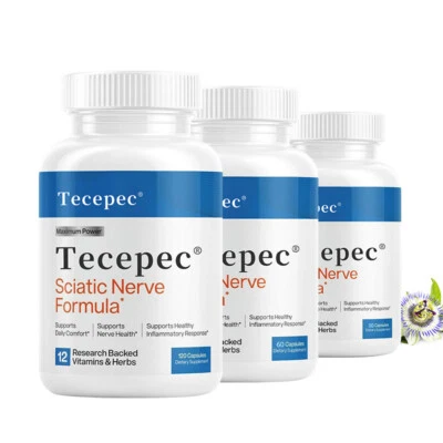TECEPEC Sciaticare Supplement Supports Sciatic Nerve Health, Supports Nerve Health