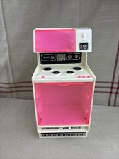 Vintage 1978 Barbie Dream House Furniture Kitchen Stove Microwave Oven Pink