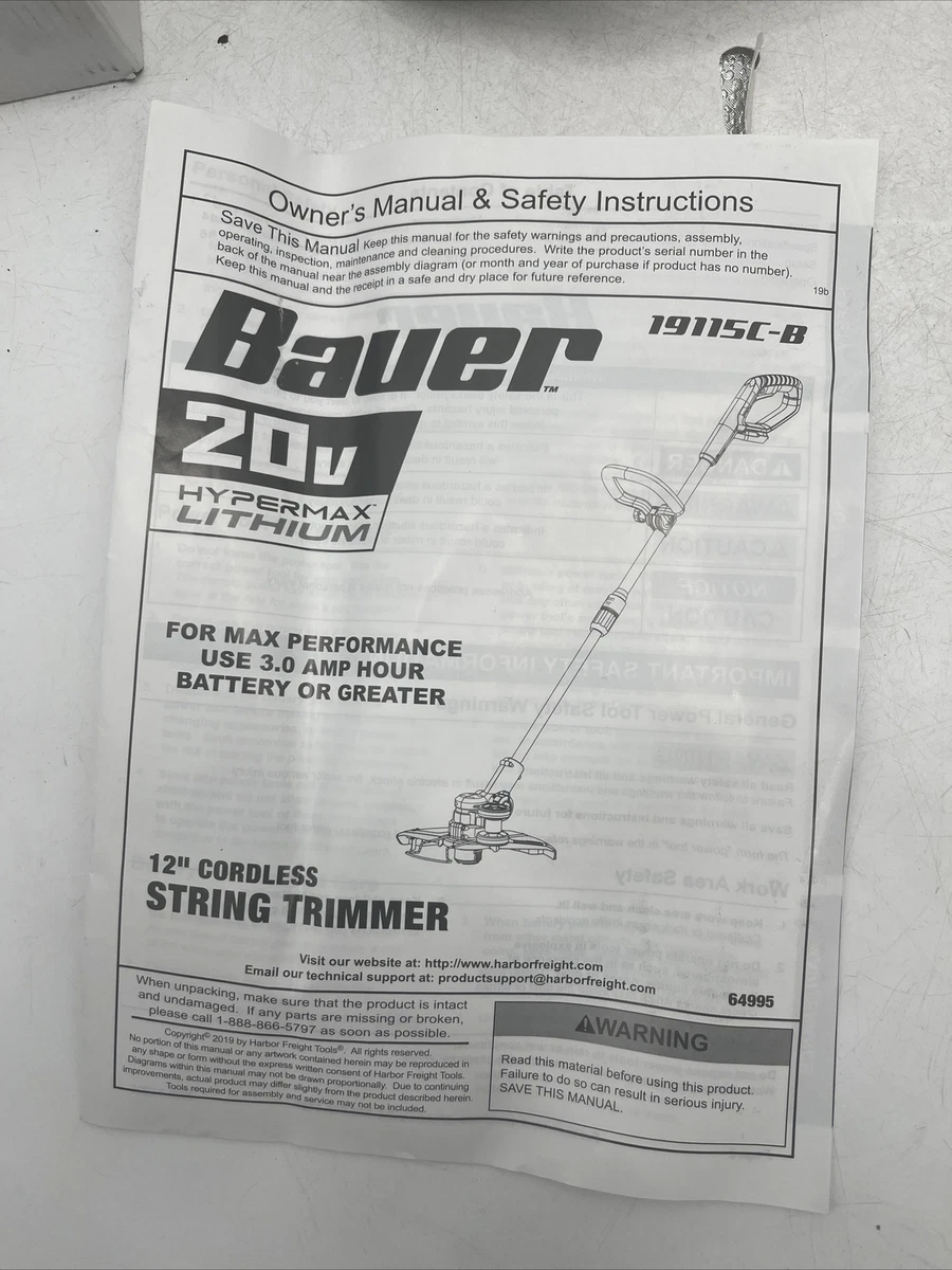 Bauer 2024 weed eater