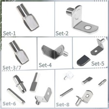 Upgraded Shelf Pins 6 Styles 5/7mm Nickel Shelf Shelf Pegs Kit Kitchen Shelf