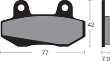 Vesrah Non-Sintered/Semi-Metallic Brake Pad (VD-131)